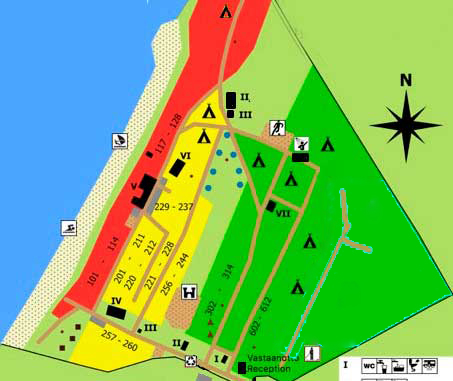 Pitkät ajoneuvot sähkölliset paikat - Camping Silversand verkkokauppa