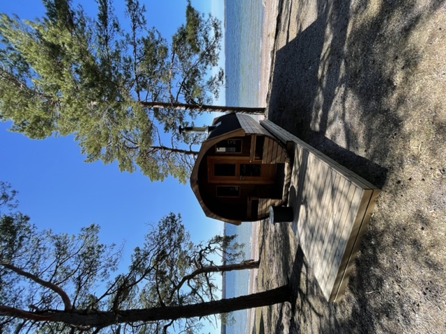 Ruskea Panoraama Sauna - 4-5 hlö - Camping Silversand verkkokauppa